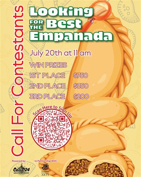 Calling All Contestants Best Empanada Contest Calle 24