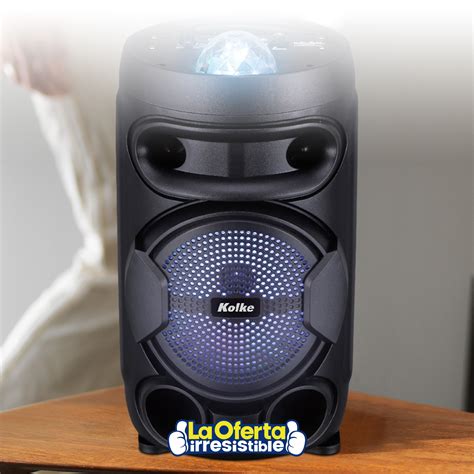 Parlante Activo Kolke Disco De W Rms Bater A Recargable