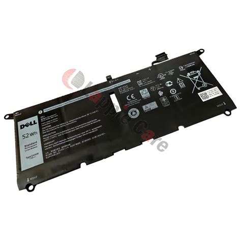 Dell DXGH8 G8VCF 0H754V 13 9370 9380 52WH Laptop Battery At 5950