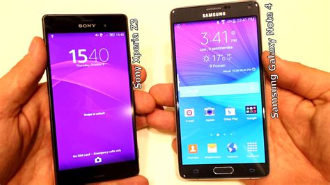 VIDEO Hands On Xperia Z3 Vs Galaxy Note 4 Comparison