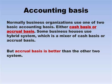 Accrual Concept Vs Matching Principle Ppt