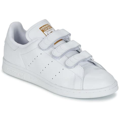 Adidas Originals STAN SMITH CF Blanc Livraison Gratuite Spartoo