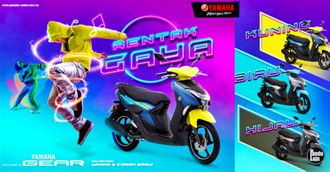 Hlym Perkenal 3 Warna Baharu Yamaha Ego Gear 2023 Harga Rm5998