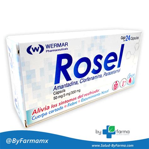 Rosel Amantadina Clorfenamina Paracetamol Cap Salud By Farma