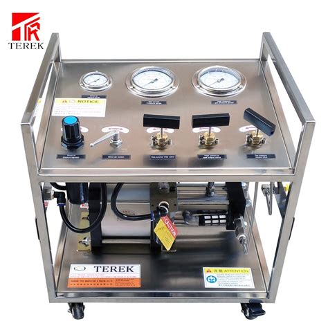 Terek Brand Single Stage Air Driven Hydrogen Gas Booster Pump Unit