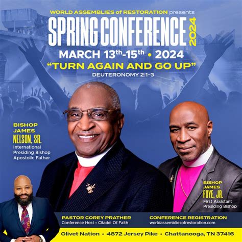 Spring Conference 2024 World Assemblies Of Restoration