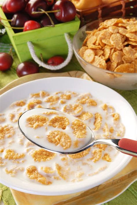 Corn Flakes stockbild Bild von mandel frühstück getreide 17240901