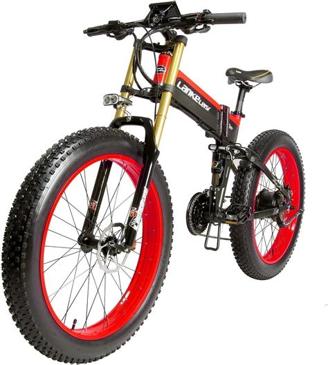 Lankeleisi T Plus Fat Wheel Folding Electric Bicycle V Ah