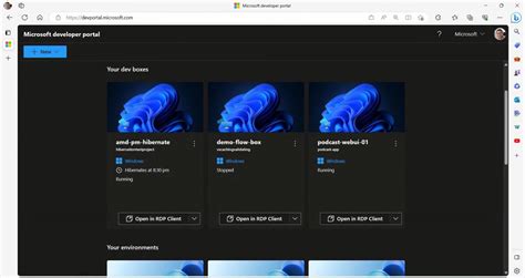 Microsoft Dev Box Windows