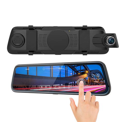 Thieye Carview Gb Ch Full Mirror Touch Dashcam Dashcamdeal