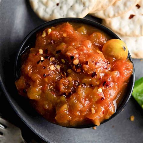 Roasted Jalapeno Salsa Pepper Bowl