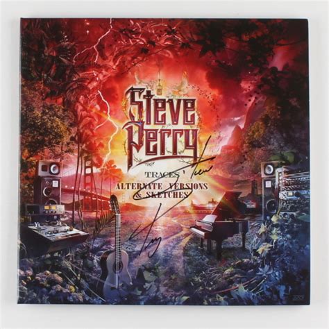 Steve Perry Signed "Traces" Vinyl Record Album (AutographCOA COA ...