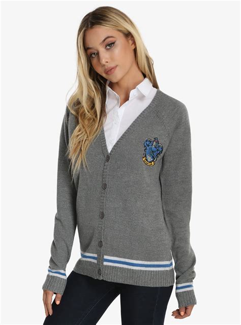 Harry Potter Ravenclaw Crest Womens Cardigan Womens Cardigan Harry