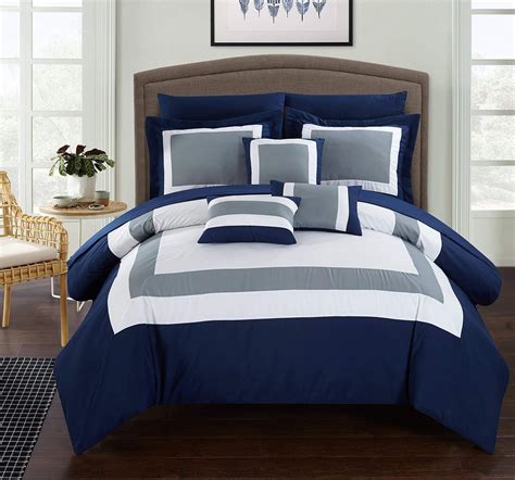 Best Navy Blue And White Bedding Your Home Life