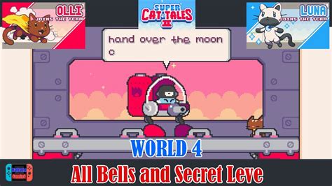 Super Cat Tales 2 World 4 All Bells And Secret Level Gameplay