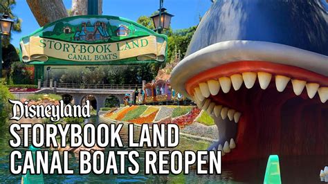 Storybook Land Canal Boats Reopen At Disneyland YouTube