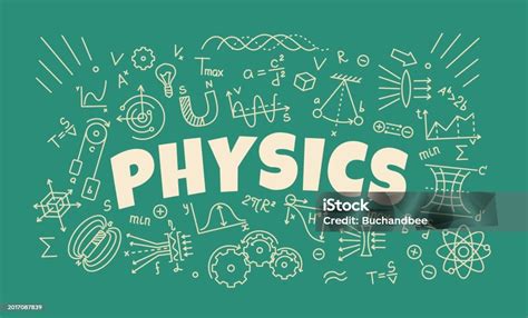 physics background  formulas  symbols stock illustration
