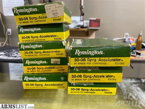 ARMSLIST For Sale Remington 30 06 Accelerator 55g PSP 177 Rounds