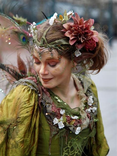 Green Wood Nymph Fun Fairy Faerie Fae Costume Magical Make