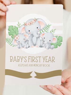 Baby's First Year: A First Year Baby Memory Book and Keepsake Journal ...