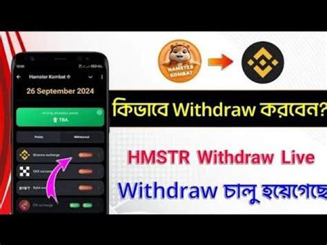 Hamster Withdraw Binance Live Hamster Claim Hamster কভব Binance