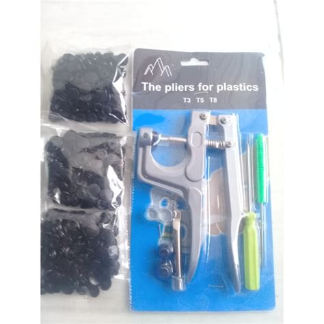 Jual Alat Pasang Set Kancing T Kancing Plastic Snap Button Cetet