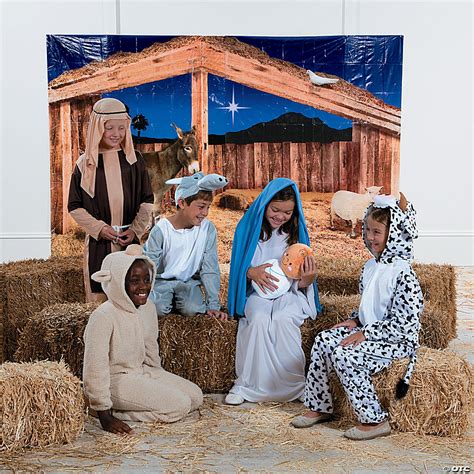 Nativity Backdrop Scene