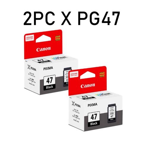 CANON PG47 BLACK CL57 COLOR CL57S PG 47 CL57 CANON E410 E400 E460