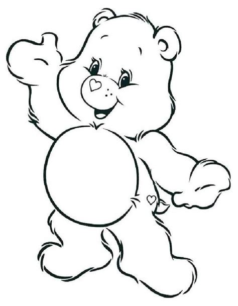 Care Bears Book Coloring Page