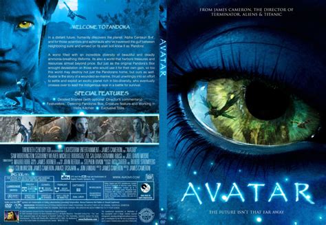 Avatar (2009) R1 SLIM DVD Cover & Label - DVDcover.Com