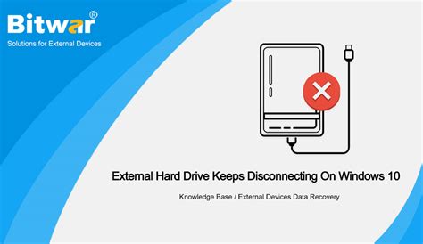 fix external hard drive  disconnecting  windows