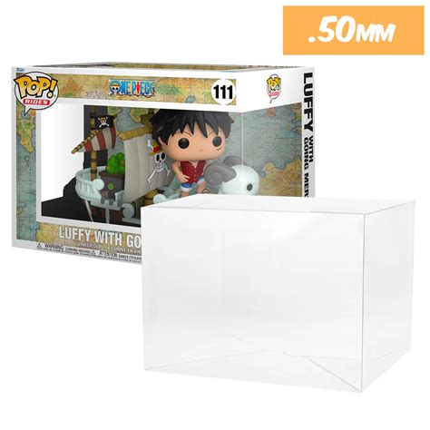 Funko POP! Rides Luffy with Going Merry #111 Pop Protector Size CONFIR
