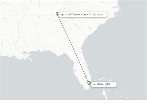 Direct Non Stop Flights From Miami To Chattanooga Schedules