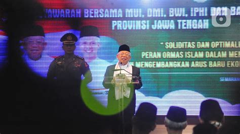 Abad Nu Wapres Ma Ruf Amin Ajak Umat Islam Berpikir Dan Berperilaku