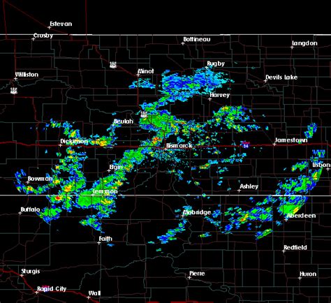 Interactive Hail Maps - Hail Map for Bismarck, ND