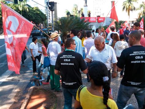 Entidades protestam contra privatização da Celg