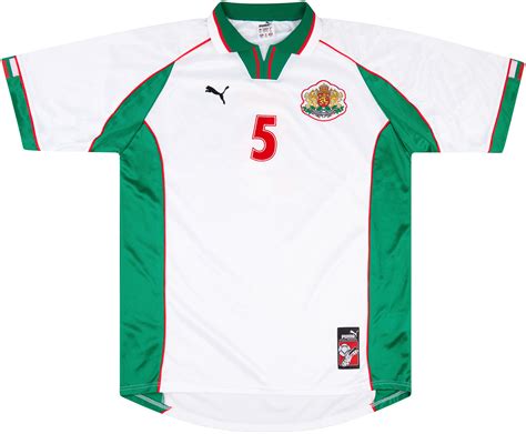 1998 00 Bulgaria Match Issue Home Shirt 5