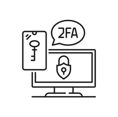 Factor Authentication Vector Images Over