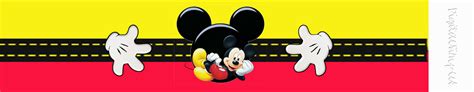 Mickey In Yellow And Red Free Printable Party Kit Artofit