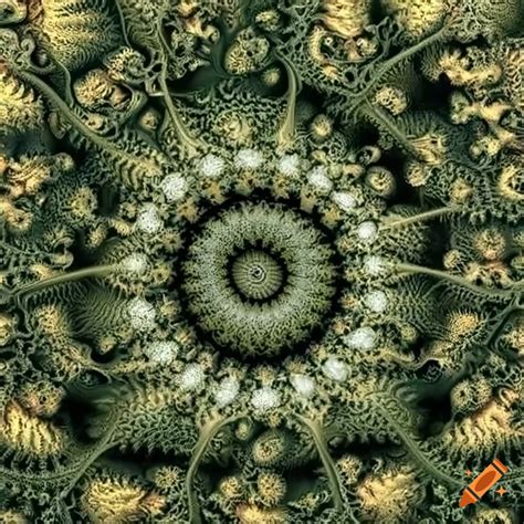 Haeckel Style Hallucinogenic Fractal Torus