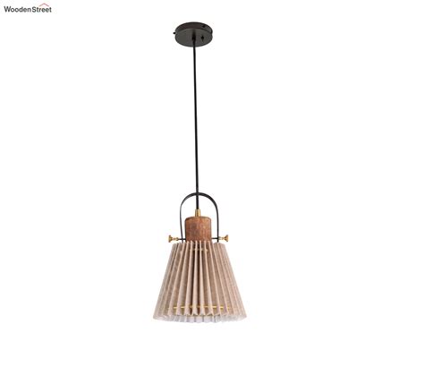 Buy Liebe Shade Wood And Metal Hanging Online In India At Best Price Modern Pendant Lights