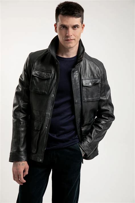 Куртка из натуральной кожи Urban Fashion For Men 656841003 цены в ...