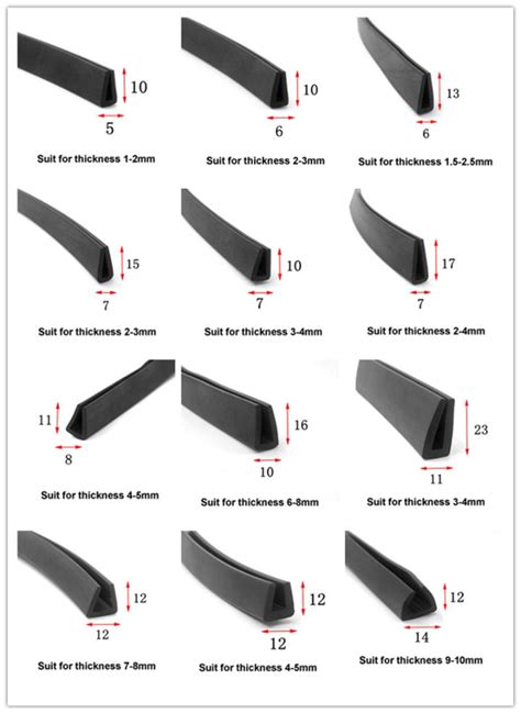 China Extruded U Shape U Profile Silicone Rubber Edging Trim Protection Seals Strip China