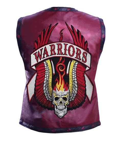 New The Warriors Leather Vest Costume Usa Leather Factory