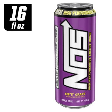 nos gt grape energy drink   fl oz kroger