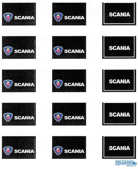 Tekno Decals Stickerset Scania Logo Truckmo Lkw