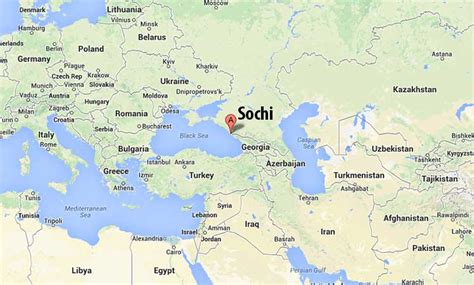 Russia Map Sochi