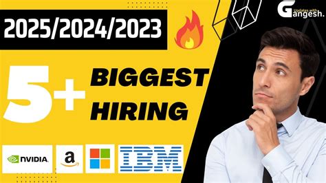 5 Biggest Hiring Update Off Campus Drive For 2023 Batch Freshers