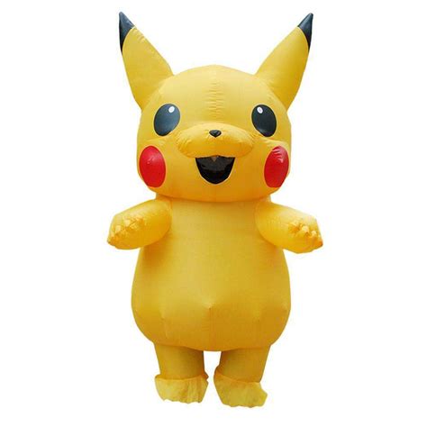 Fantasia Infl Vel Pikachu Para Adultos Printa Entrega Shopee Brasil