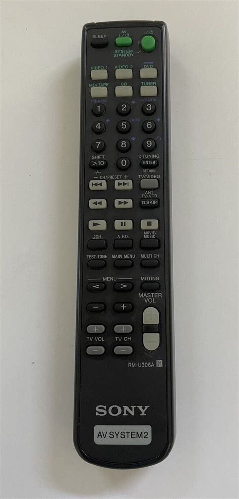 Sony Av System Remote Control Rm U Controller Genuine Rmu Ebay